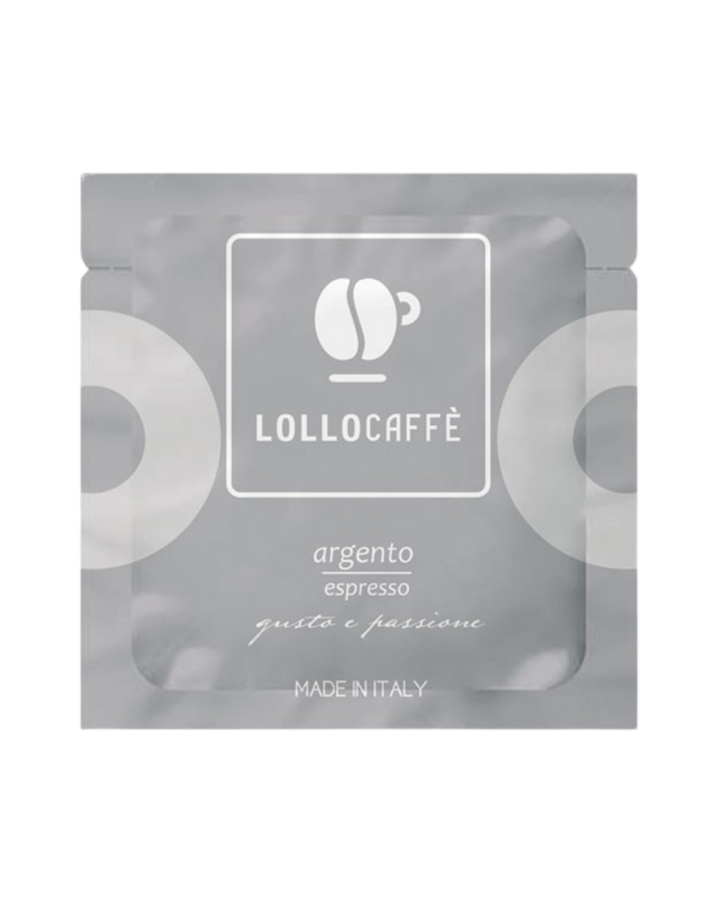 Café Lollo | Dosettes argentées | 150 pièces